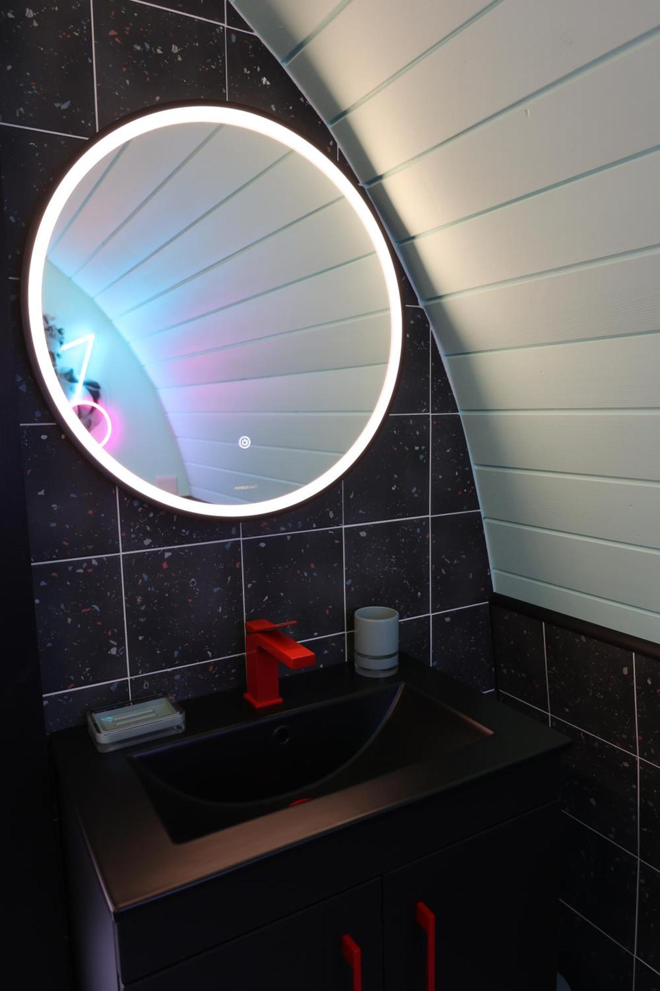Hungerton Ammonite Glamping Pod & Hot Tub 아파트 외부 사진